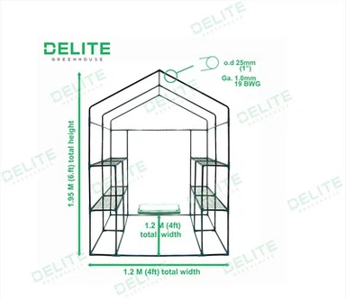 المشي في الدفيئة المنبثقة Tiny Cute Greenhouse